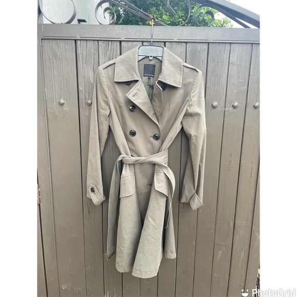 Marissa Webb Trench Coat in Green - Picture 1 of 10